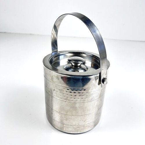 Vintage hammered aluminium