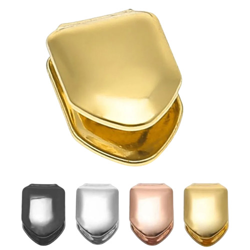 Gold plated tooth cap - plated, grillz