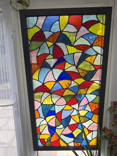Large vibrant stained glass - large,