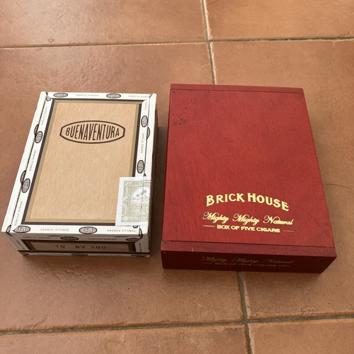 Two cigar boxes brick - cigar, house