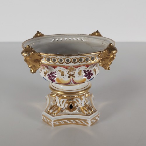 Rare crown derby porcelain pot - rare,