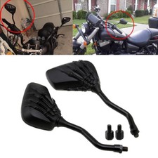 Black Skull Skeleton Rearview