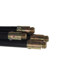 Equip247uk Drain Rods 4 Piece Set - 4 x 910mm Drain Rod Extension Set
