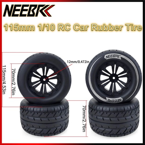 4pcs 115mm car rubber - 1/10,