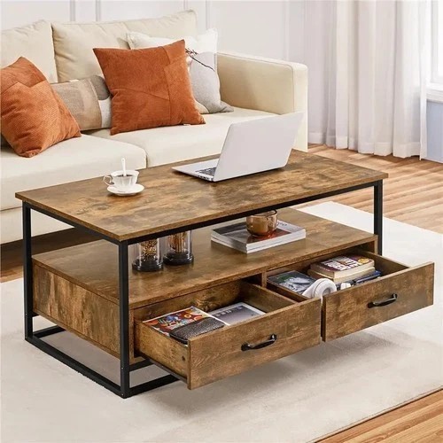 Industrial coffee table rustic - coffee,