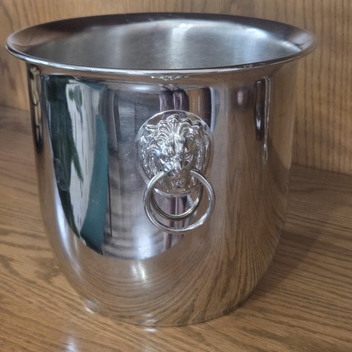 Vtg silver plated champagne - silver, or