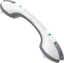 KEKOY Suction Grab Rails Bathroom Hand Rails for Elderly, Shower Grab Bar Grey