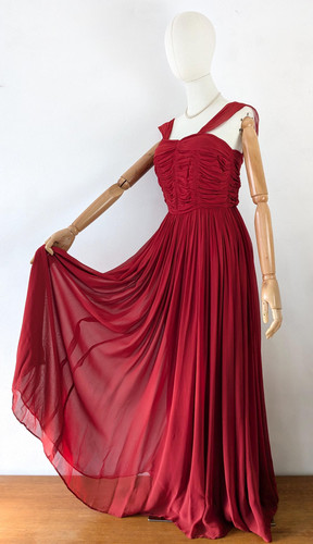 1930s 1940s silk rayon - 1930s,