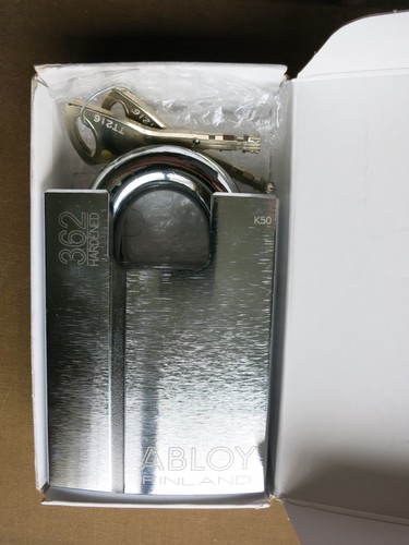 Abloy 362 hardened padlock - hardened,