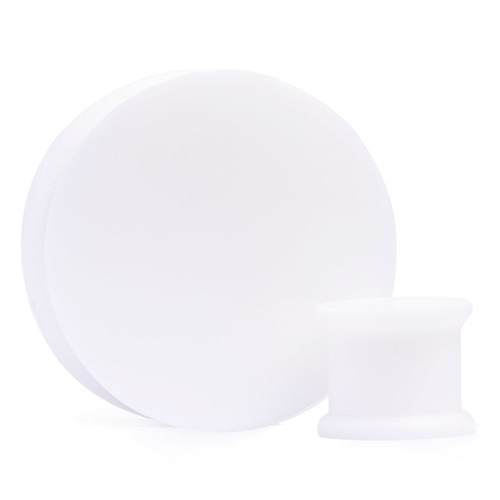 White solid silicone plug - silicone,