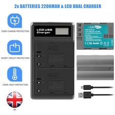 2pcs EN-EL3e Battery & Charger