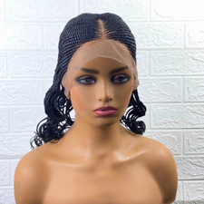 Glueless Full Lace Cornrow Wig
