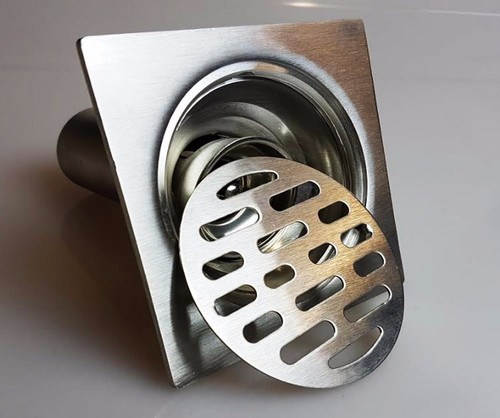 Square shower bathroom floor - bathroom,