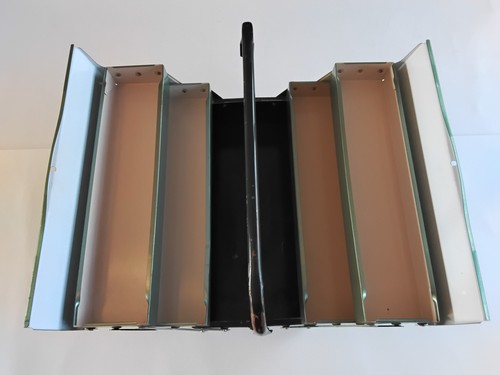 Vintage black green metal - vintage,