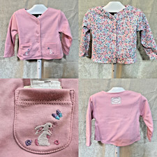 Reversible JoJo Maman Bebe Pink Bunny Jacket