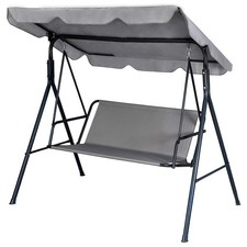 Swing Chair Protective Cover Waterproof Oxford Fabric in Black Grey Beige