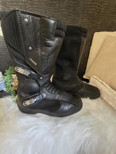 Hein Gericke Tuareg Gore-Tex Motorcycle Adventure Boots UK9 EU43 Black Used