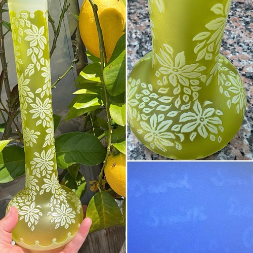 Rare vtg stourbridge - rare, citron