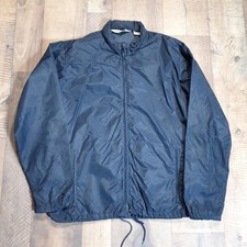 Vintage L.L. Bean Shell Windbreaker Jacket Mens Large Navy Blue