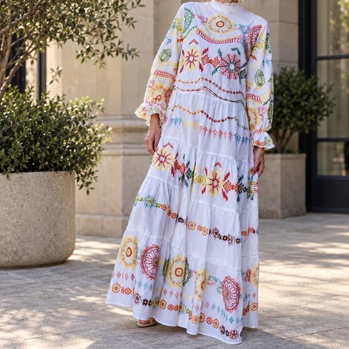 Zara cotton embroidered - zara, boho