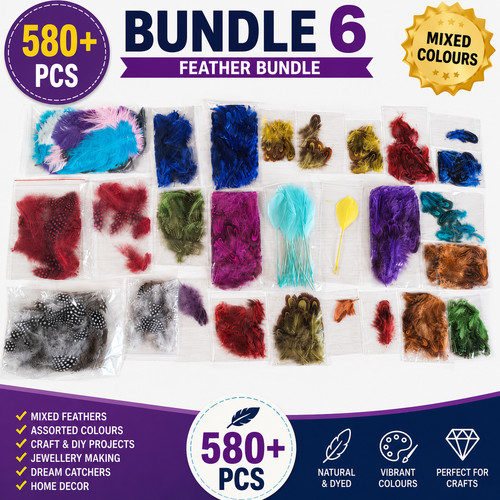 580 feather craft bundle - 580+,