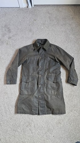 Filson trench coat olive - coat, xs