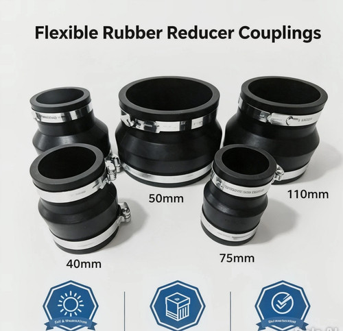 Flexible rubber reducer - flexible,