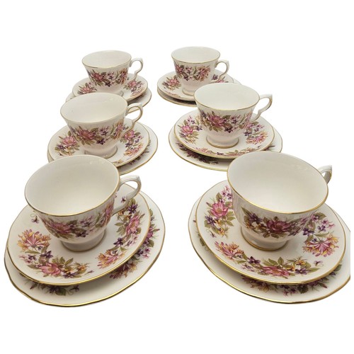 Colclough bone china teacups - colclough, 6