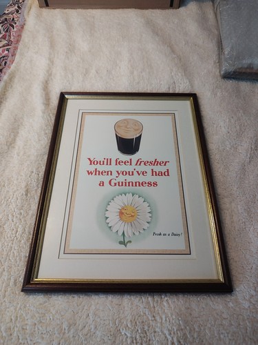Guinness framed print - framed,