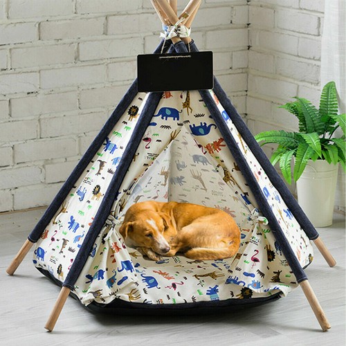 Large pet teepee bed - large,