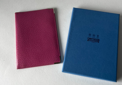 Smythson grained leather - grained,
