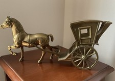 Vintage Brass Horse And