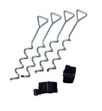 Trampoline Tie Down Kit for Jumpking, Plum, Zero Gravity, Skyhigh, Rebo, Telstar