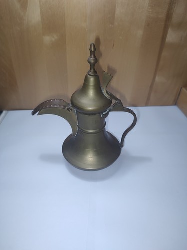 Vintage brass arabic dallah - brass,