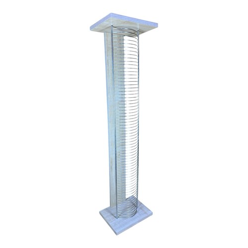 Wood metal storage rack - cd,
