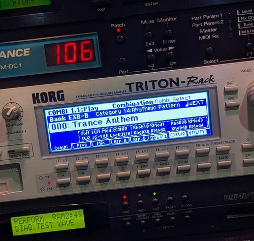 Korg triton rack - triton, custom