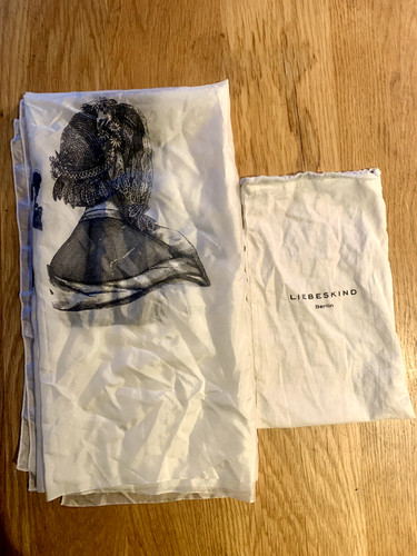 Liebeskind berlin silk scarf - liebeskind,