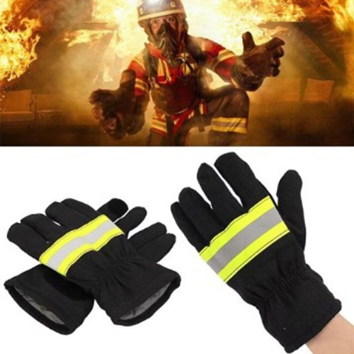 Flame retardant fireman gloves - flame-retardant,