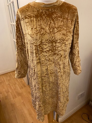 Zara gold crushed - gold, tunic