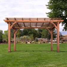 Backyard Discovery 4.3m x 3m Wood Pergola (SRP £1199) *ONE DAMAGED PIECE*