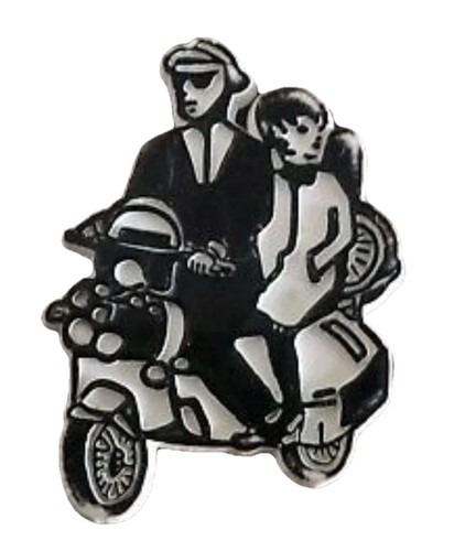 Plastic 2tone ska pin badge - 2tone,