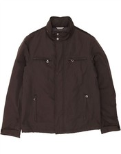 GEOX Mens Respira Windbreaker Jacket UK 38 Medium Black Polyester CH09