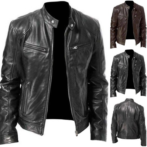 Men vintage cafe racer brown - men,