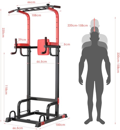 Power tower freestanding pull - tower,