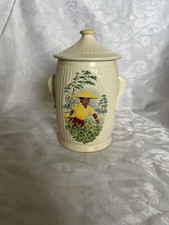 Sylvac Tea Caddy 3372 With Lid