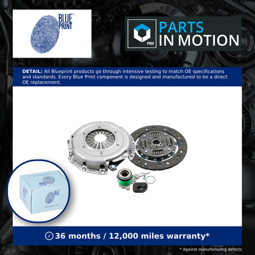 Clutch kit 3pc - clutch,
