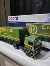 Corgi - Volvo F10 w/Twin-Axle Tilt Trailer - E.M.Rogers - CC15504 - 1:50 - Mint