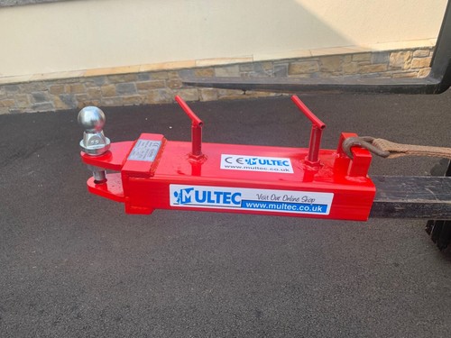 Fork hitch attachment - fork, red