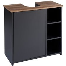 Black Under Sink Cabinet For Storing Away Your Bathroom Accessories with Shelves