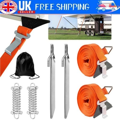 Awning storm band - awning, straps
